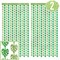 Jungle Leaf Foil Curtain - Set of 2, 3x7 ft | Safari Theme Party Decorations, Zoo Animal Birthday Party Supplies, Baby Shower Favors